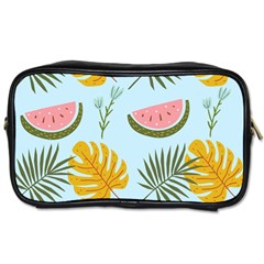 Watermelon Leaves Fruit Foliage Toiletries Bag (two Sides) by Apen