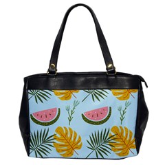 Watermelon Leaves Fruit Foliage Oversize Office Handbag by Apen