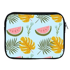 Watermelon Leaves Fruit Foliage Apple Ipad 2/3/4 Zipper Cases by Apen