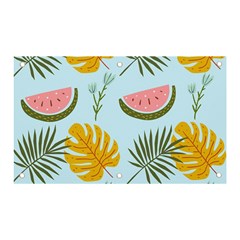 Watermelon Leaves Fruit Foliage Banner And Sign 5  X 3  by Apen