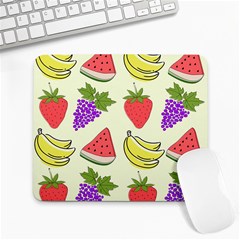 Fruits Pattern Background Food Large Mousepad