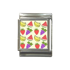 Fruits Pattern Background Food Italian Charm (13mm)