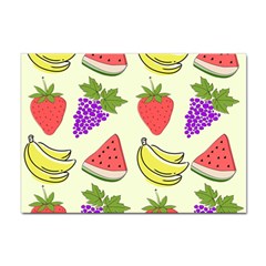 Fruits Pattern Background Food Sticker A4 (10 pack)