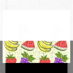 Fruits Pattern Background Food Rectangular Jigsaw Puzzl