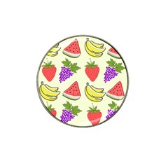 Fruits Pattern Background Food Hat Clip Ball Marker