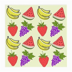 Fruits Pattern Background Food Medium Glasses Cloth by Apen