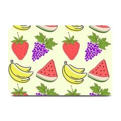 Fruits Pattern Background Food Plate Mats