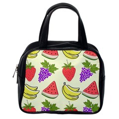 Fruits Pattern Background Food Classic Handbag (one Side) by Apen