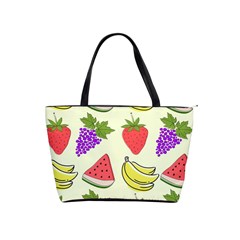 Fruits Pattern Background Food Classic Shoulder Handbag