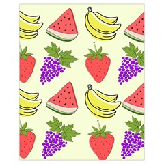 Fruits Pattern Background Food Drawstring Bag (small) by Apen