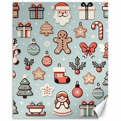 Christmas Cartoon Pattern Canvas 16  X 20  by Apen