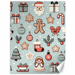 Christmas Cartoon Pattern Canvas 36  X 48  by Apen