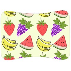 Fruits Pattern Background Food Velour Seat Head Rest Cushion