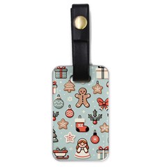 Christmas Cartoon Pattern Luggage Tag (one Side) by Apen