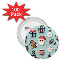 Christmas Decoration Angel 1 75  Buttons (100 Pack)  by Apen