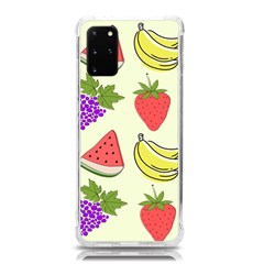 Fruits Pattern Background Food Samsung Galaxy S20Plus 6.7 Inch TPU UV Case