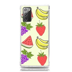 Fruits Pattern Background Food Samsung Galaxy Note 20 TPU UV Case