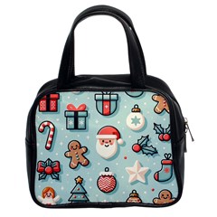 Christmas Decoration Angel Classic Handbag (two Sides) by Apen