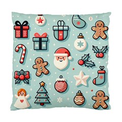 Christmas Decoration Angel Standard Cushion Case (two Sides) by Apen