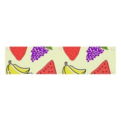 Fruits Pattern Background Food Banner and Sign 4  x 1 