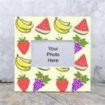 Fruits Pattern Background Food White Box Photo Frame 4  x 6  Front