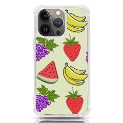 Fruits Pattern Background Food iPhone 13 Pro TPU UV Print Case