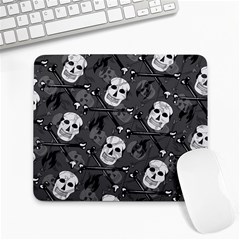 Skull Skeleton Pattern Texture Large Mousepad by Apen