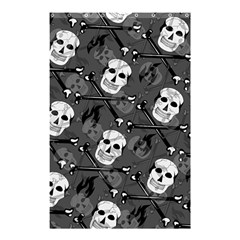 Skull Skeleton Pattern Texture Shower Curtain 48  X 72  (small)  by Apen