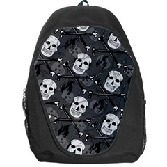 Skull Skeleton Pattern Texture Backpack Bag by Apen