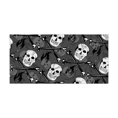 Skull Skeleton Pattern Texture Yoga Headband by Apen