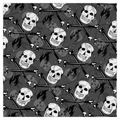 Skull Skeleton Pattern Texture Lightweight Scarf  by Apen