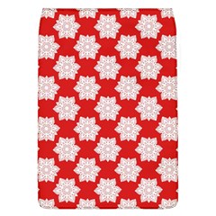 Christmas Snowflakes Background Pattern Removable Flap Cover (l) by Apen