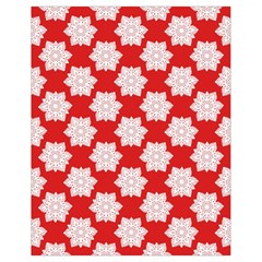 Christmas Snowflakes Background Pattern Drawstring Bag (small) by Apen