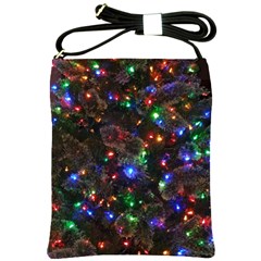 Christmas Lights Shoulder Sling Bag by Apen