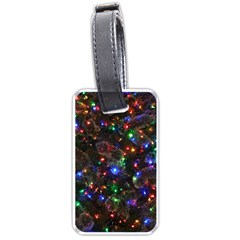 Christmas Lights Luggage Tag (one Side) by Apen