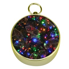 Christmas Lights Gold Compasses by Apen