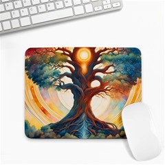 Tree Cosmic Spiritual Meditation Small Mousepad by Apen