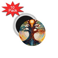 Tree Cosmic Spiritual Meditation 1 75  Magnets (10 Pack)  by Apen