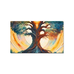 Tree Cosmic Spiritual Meditation Sticker Rectangular (10 Pack) by Apen