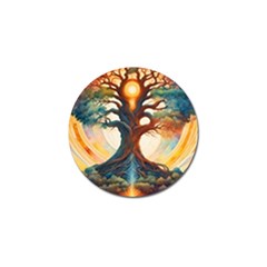 Tree Cosmic Spiritual Meditation Golf Ball Marker (4 Pack) by Apen