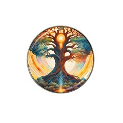 Tree Cosmic Spiritual Meditation Hat Clip Ball Marker (4 Pack) by Apen