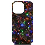 Christmas Lights iPhone 14 Pro Max Black UV Print Case Front