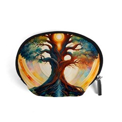 Tree Cosmic Spiritual Meditation Accessory Pouch (small) by Apen