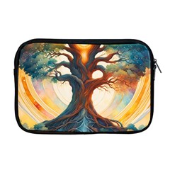 Tree Cosmic Spiritual Meditation Apple Macbook Pro 17  Zipper Case by Apen