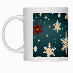 Snowflakes Winter Snow White Mug