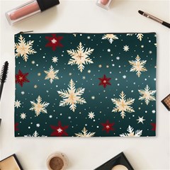 Snowflakes Winter Snow Cosmetic Bag (xl) by Apen