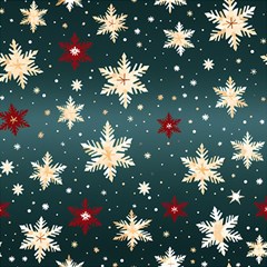 Snowflakes Winter Snow Play Mat (rectangle) by Apen