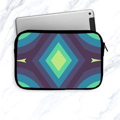 Pattern Blue Green Retro Design Apple Ipad Mini Zipper Cases by Ravend