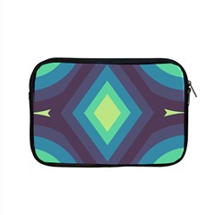 Pattern Blue Green Retro Design Apple Macbook Pro 15  Zipper Case by Ravend