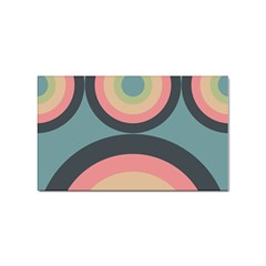 Circles Design Pattern Tile Sticker (rectangular) by Ravend